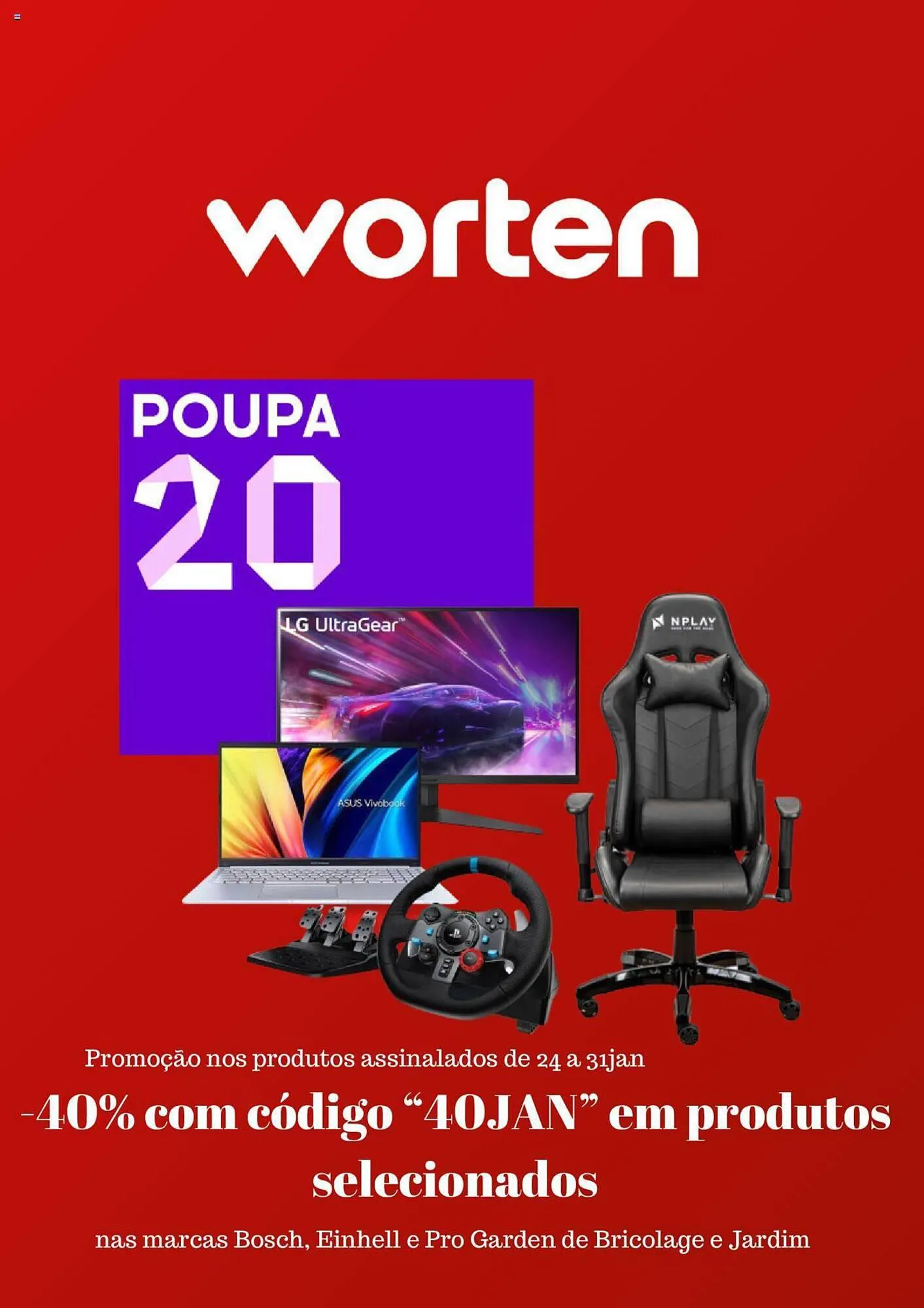 Folheto Folheto Worten de 24 de janeiro até 31 de janeiro 2024 - Pagina 1