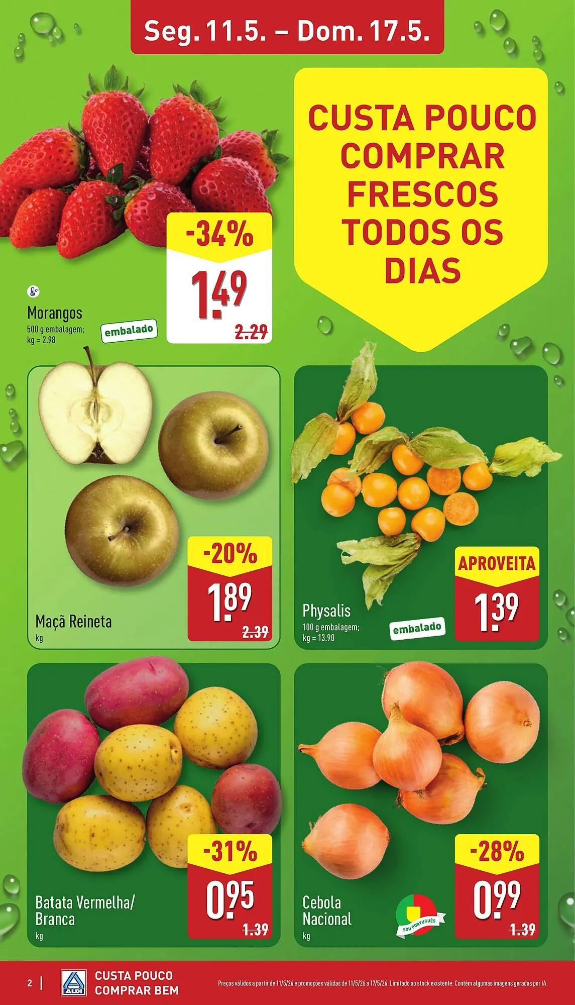 Folheto Folheto ALDI de 11 de maio até 17 de maio 2026 - Pagina 2