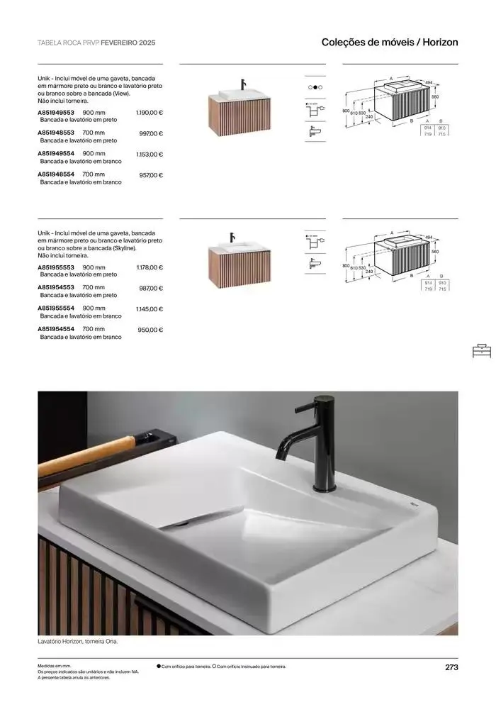 Folheto Soluções de Banho  de 6 de janeiro até 31 de dezembro 2025 - Pagina 275