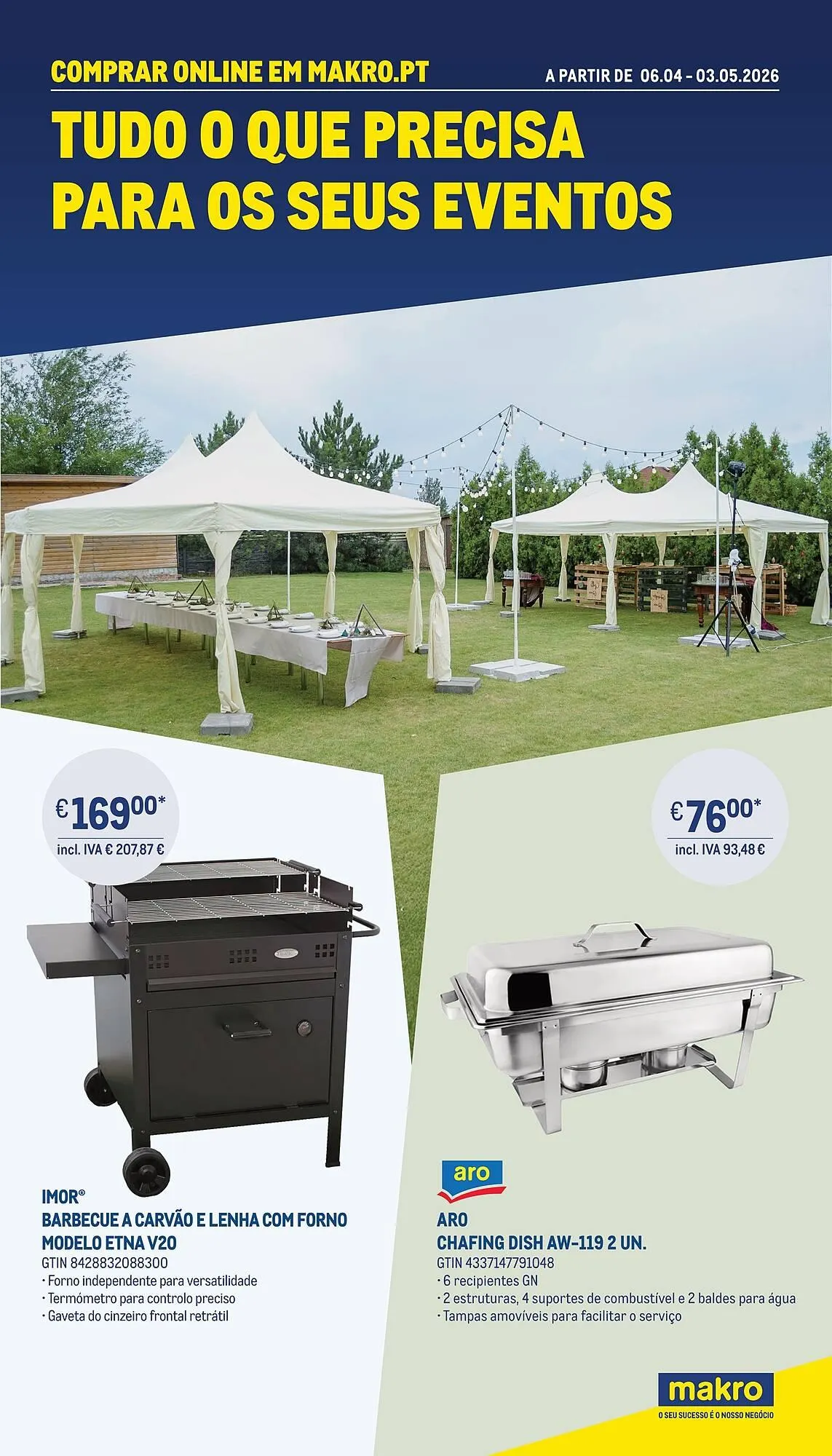 Folheto Catálogo Makro de 6 de abril até 3 de maio 2026 - Pagina 1