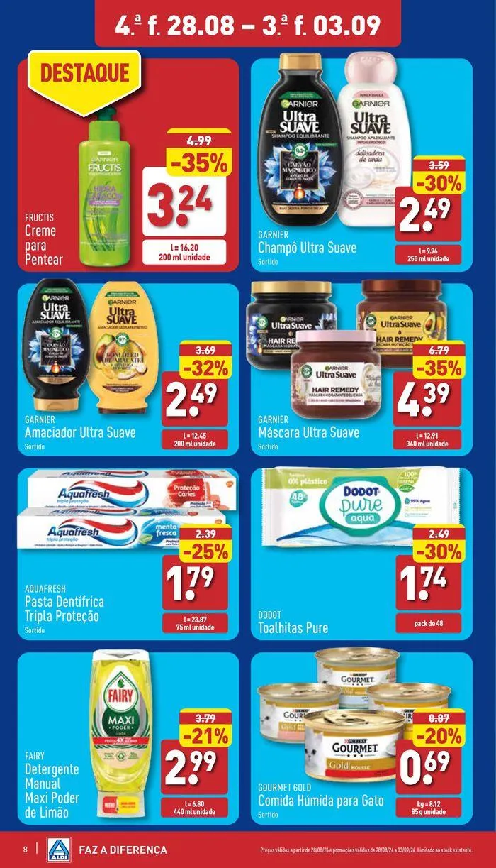 Folheto Frescos a preços imbatíveis de 28 de agosto até 9 de setembro 2024 - Pagina 8
