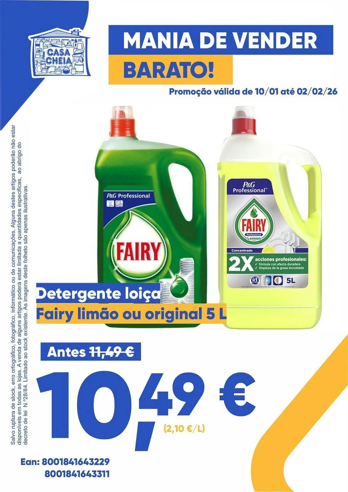 Folheto Folheto Casa Cheia de 10 de janeiro até 2 de fevereiro 2026 - Pagina 1