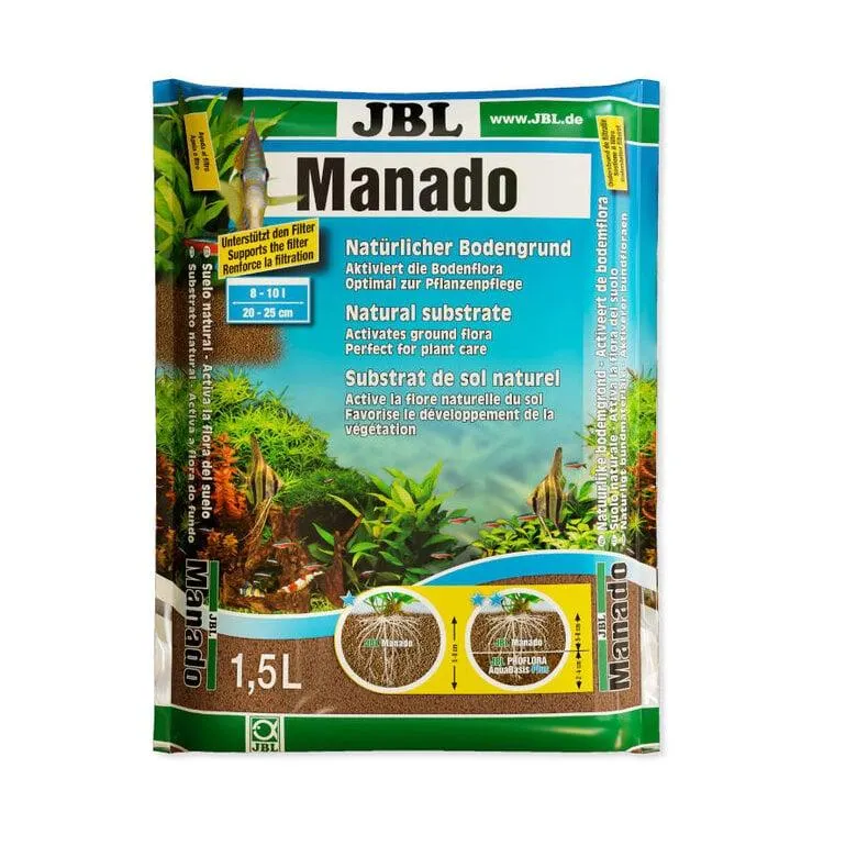 JBL Manado Substrato natural para aquários de água doce