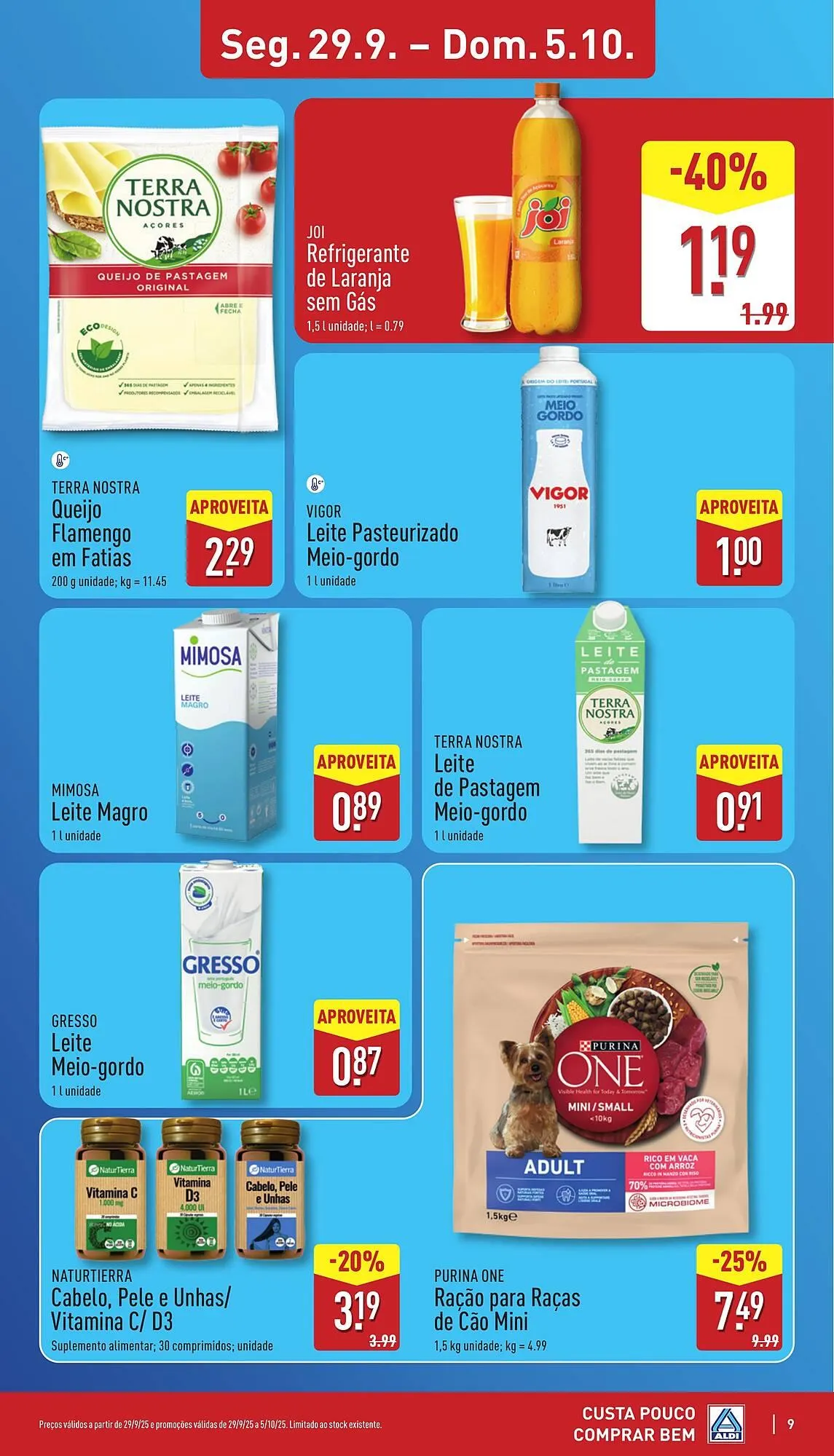 Folheto Folheto ALDI de 29 de setembro até 5 de outubro 2025 - Pagina 9