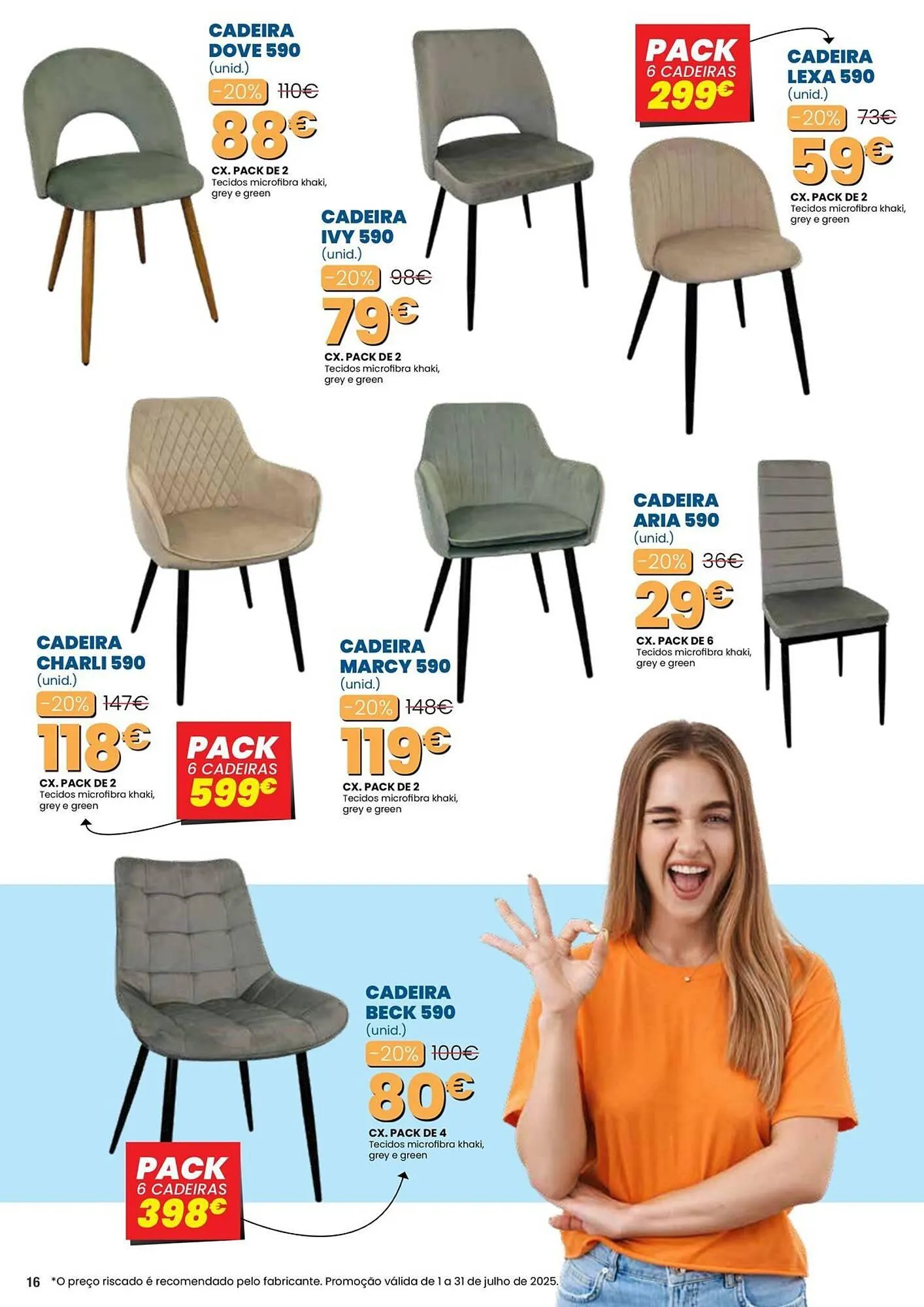 Folheto Folheto Hiper Centro do Móvel de 1 de julho até 31 de julho 2025 - Pagina 16