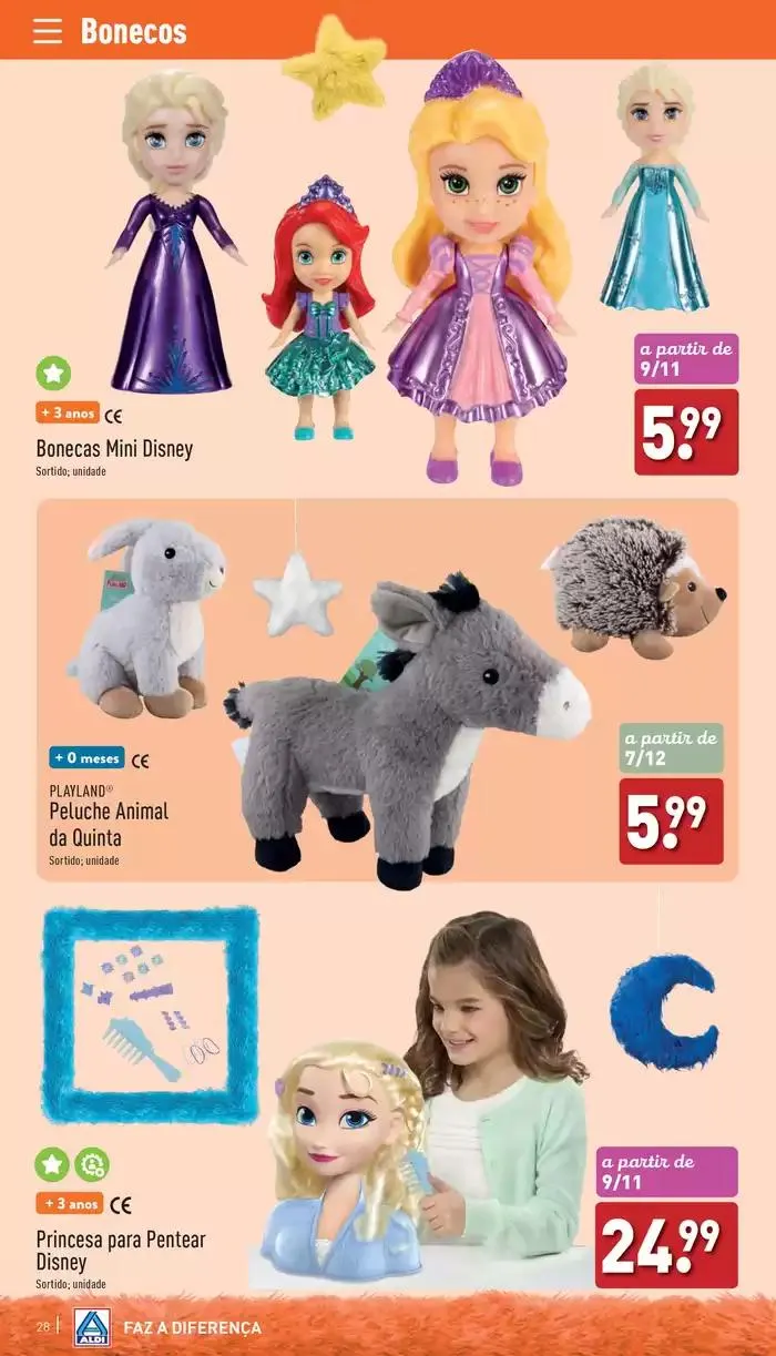 Folheto Folheto Aldi ! de 26 de outubro até 17 de dezembro 2024 - Pagina 28