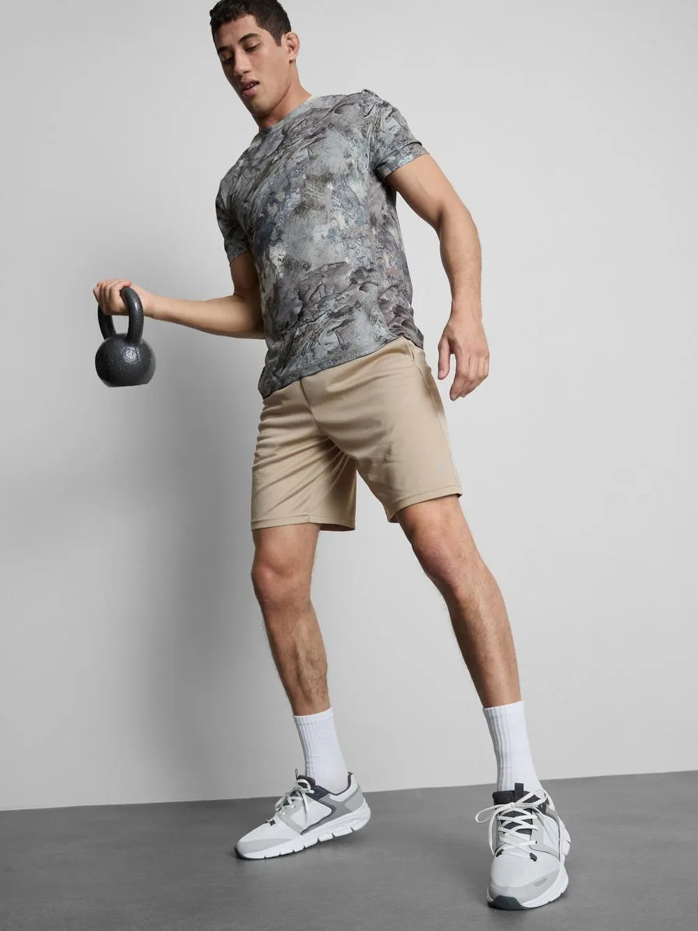 Calções desportivos malha