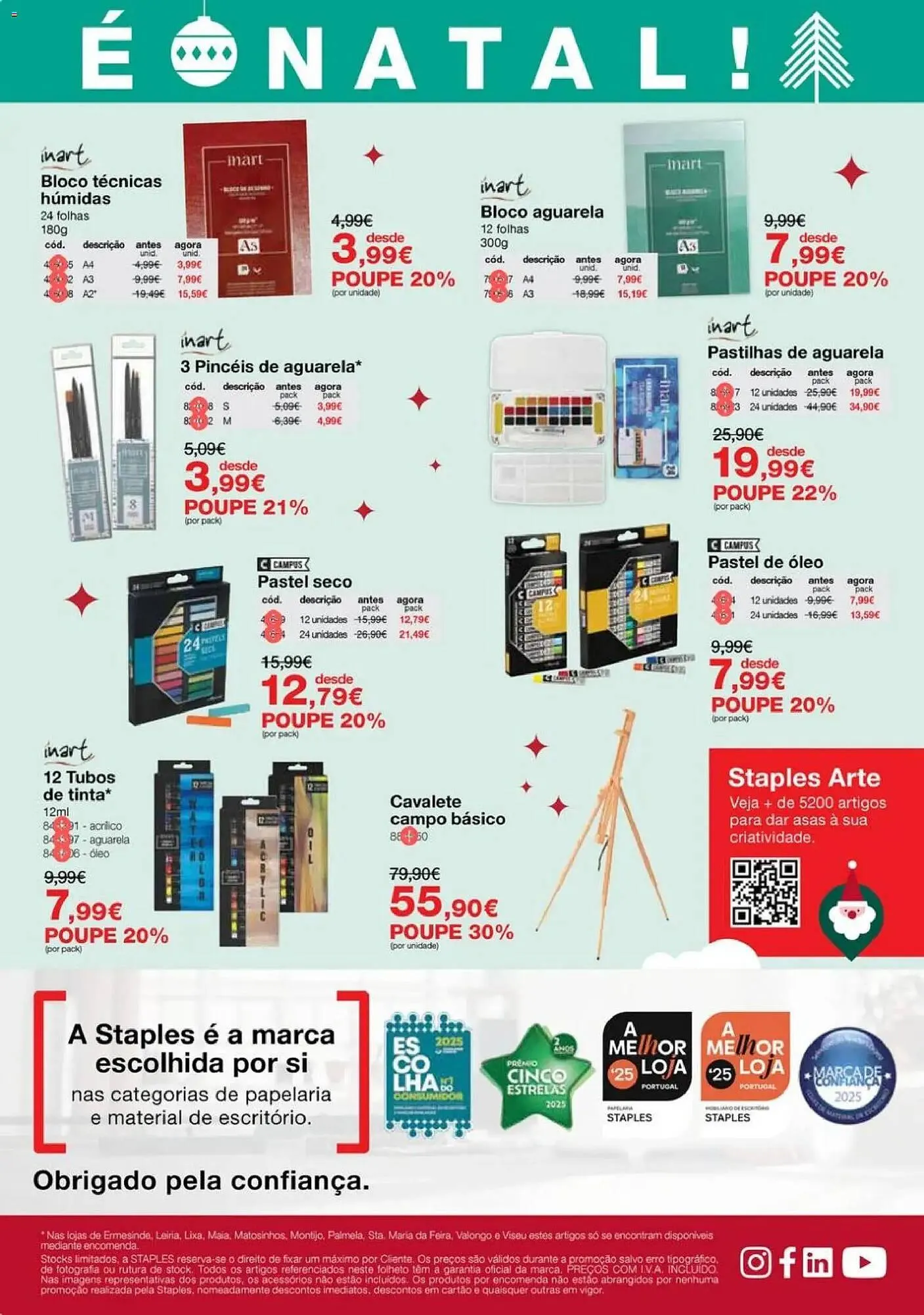 Folheto Folheto Staples de 3 de dezembro até 25 de dezembro 2025 - Pagina 24