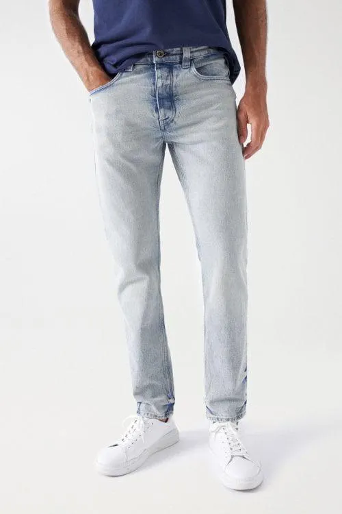 JEANS SLIM CRAFT SERIES COM LAVAGEM PREMIUM