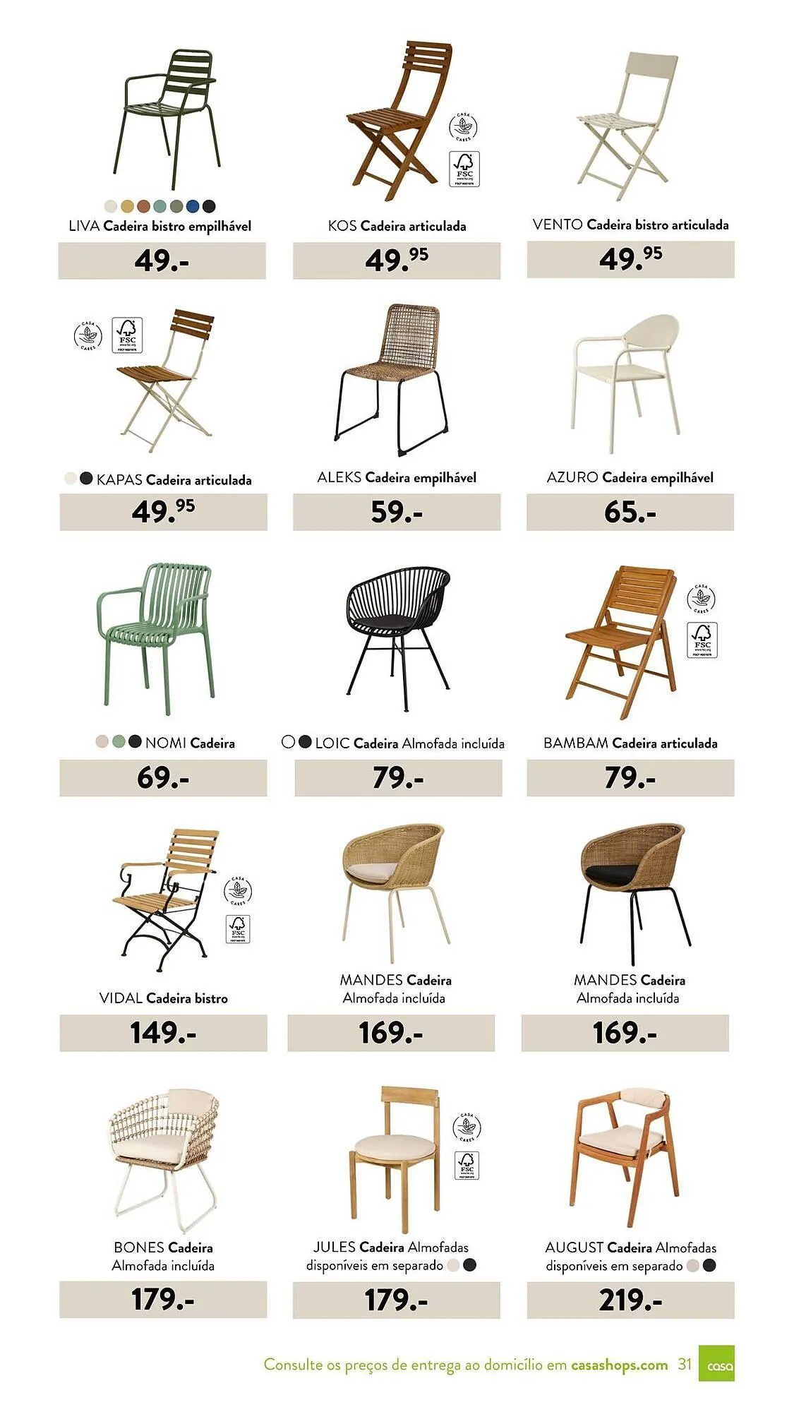 Folheto Folheto CASA de 3 de março até 30 de setembro 2025 - Pagina 31
