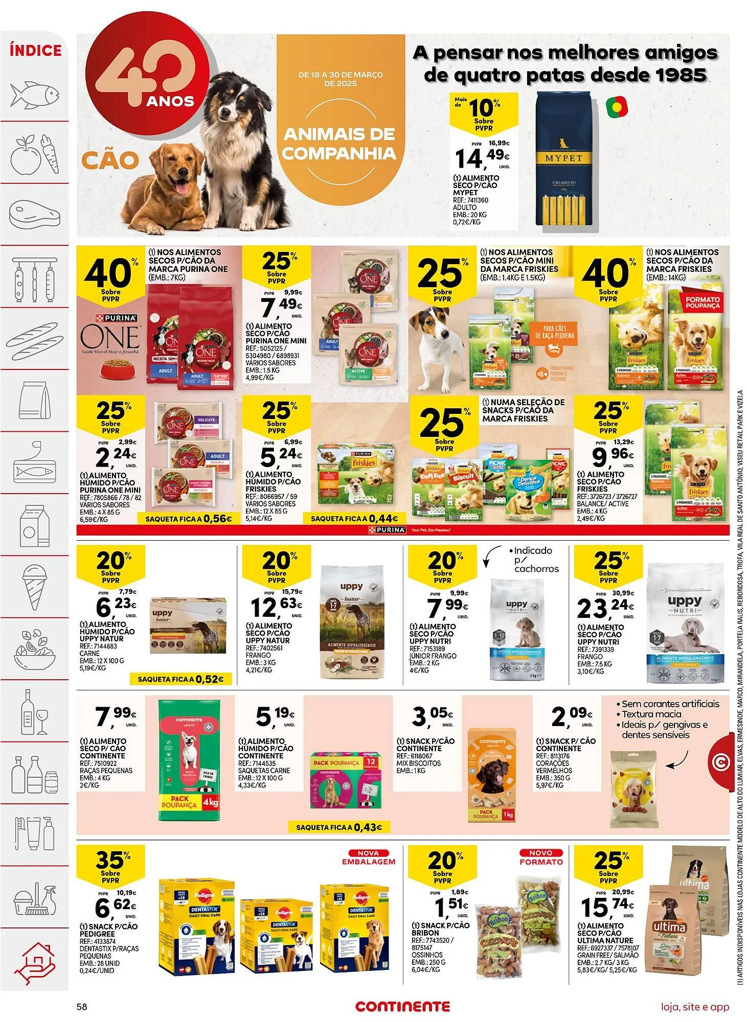 Folheto Folheto Continente de 25 de março até 31 de março 2025 - Pagina 58