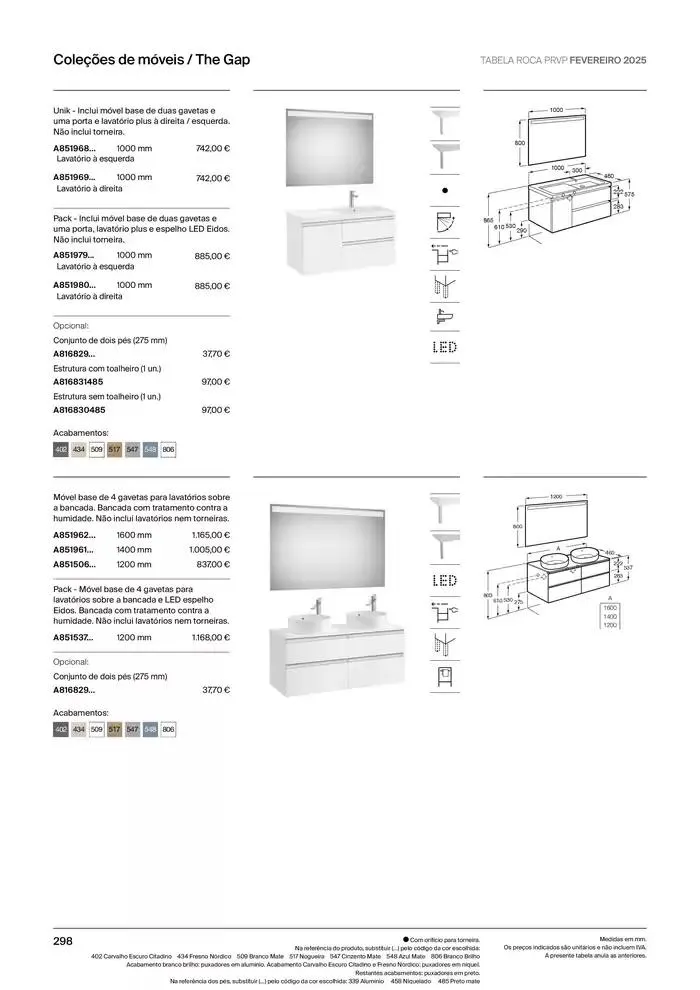 Folheto Soluções de Banho  de 6 de janeiro até 31 de dezembro 2025 - Pagina 300