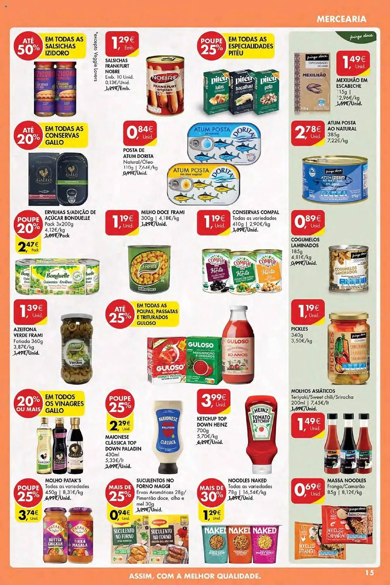 Folheto Folheto Pingo Doce de 9 de abril até 16 de abril 2026 - Pagina 15