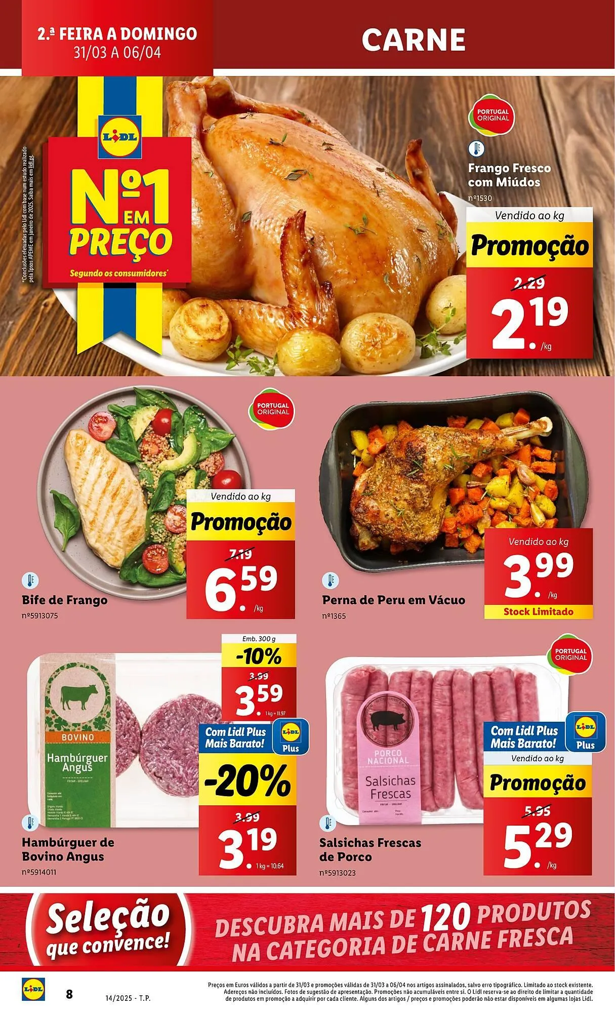 Folheto Folheto Lidl de 31 de março até 6 de abril 2025 - Pagina 8