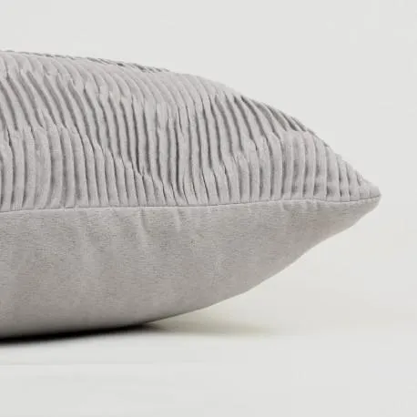 Almofada New Traza camurça cinza perla 50x50