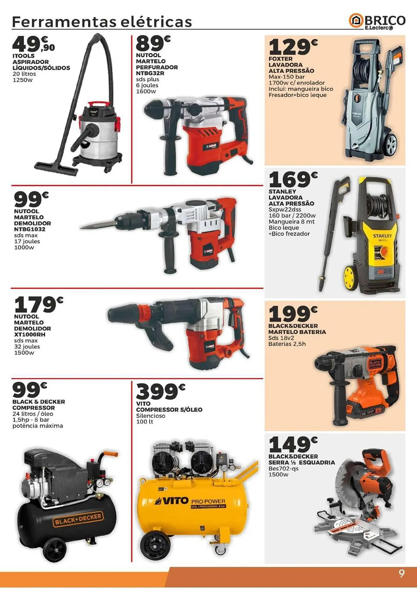 Folheto Folheto E.Leclerc de 31 de março até 20 de abril 2025 - Pagina 9