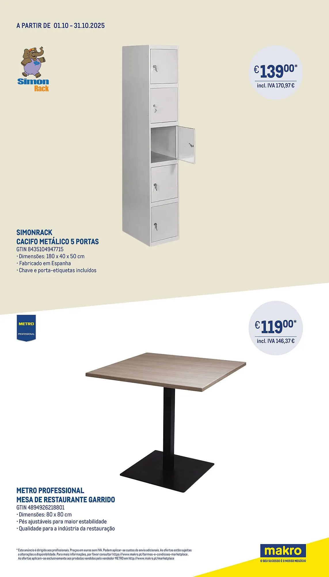 Folheto Catálogo Makro de 1 de outubro até 31 de outubro 2025 - Pagina 4