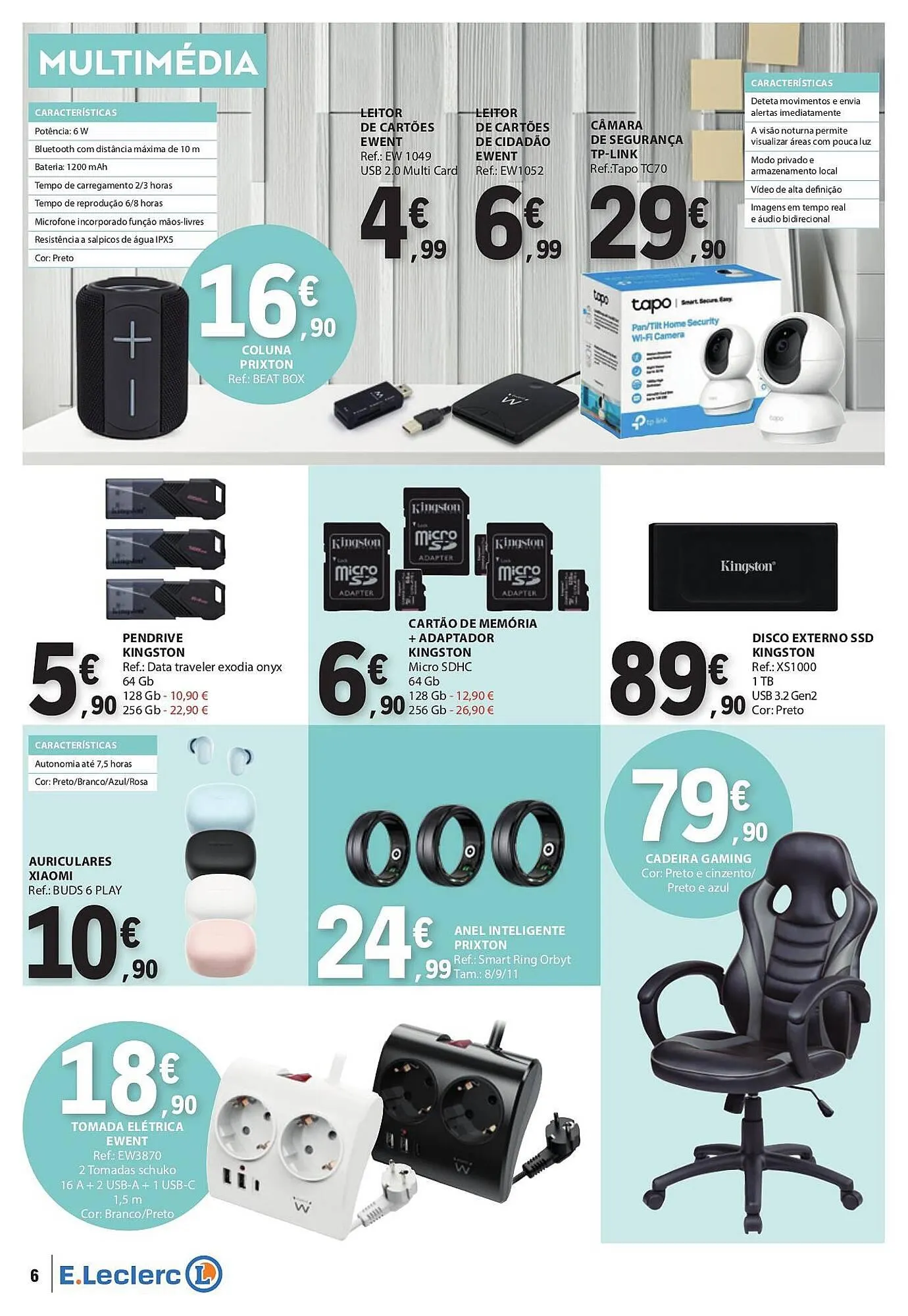 Folheto Folheto E.Leclerc de 27 de março até 9 de abril 2025 - Pagina 6