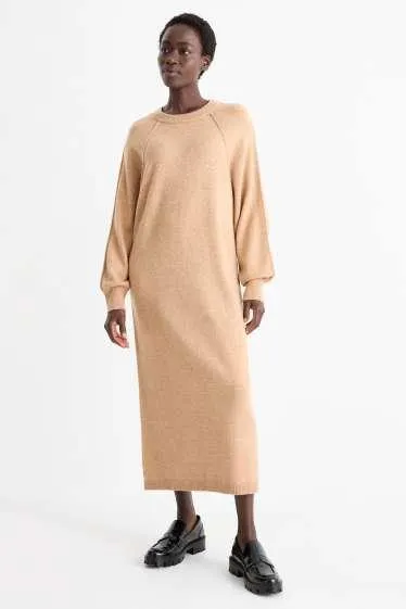 Knitted dress - straight fit