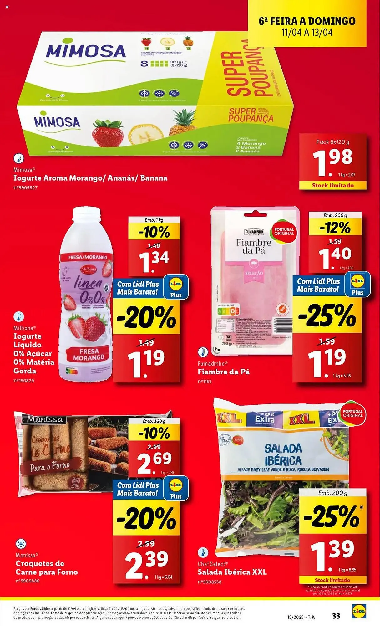 Folheto Folheto Lidl de 7 de abril até 13 de abril 2025 - Pagina 33