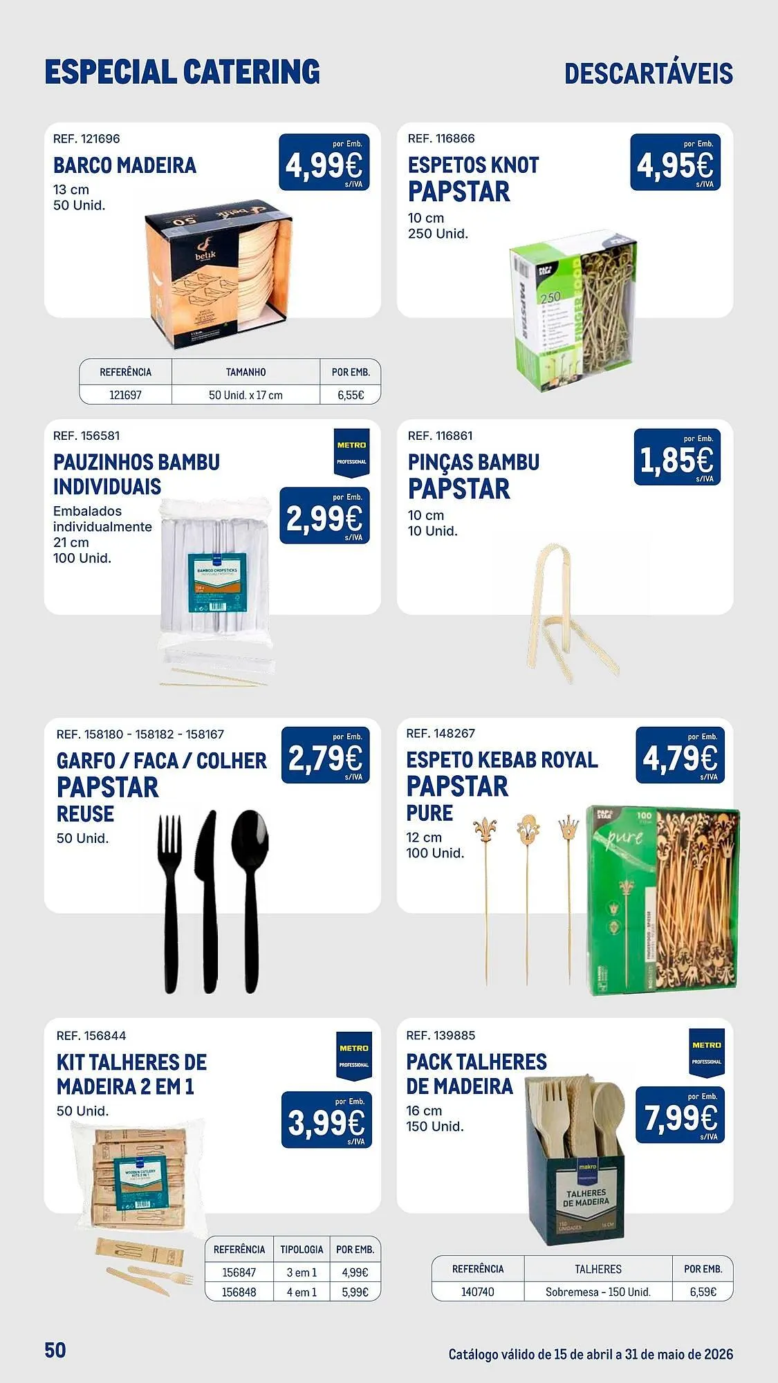 Folheto Catálogo Makro de 16 de abril até 31 de maio 2026 - Pagina 50