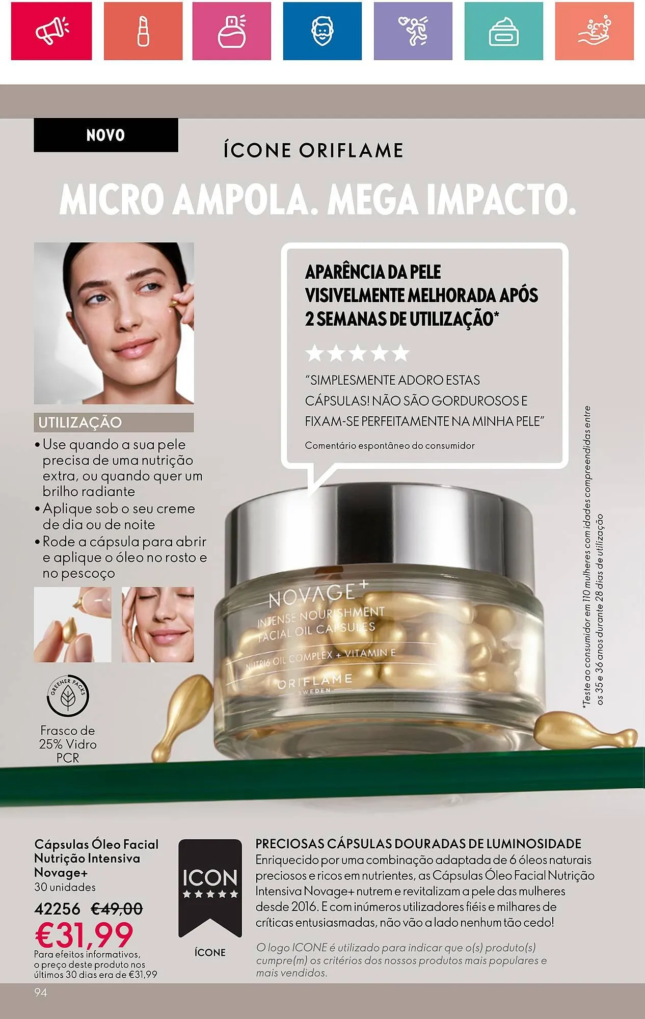 Folheto Folheto Oriflame de 18 de abril até 18 de maio 2024 - Pagina 94