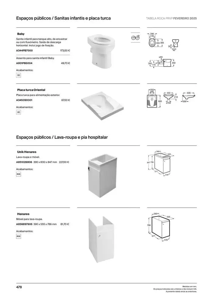 Folheto Soluções de Banho de 6 de janeiro até 31 de dezembro 2025 - Pagina 480