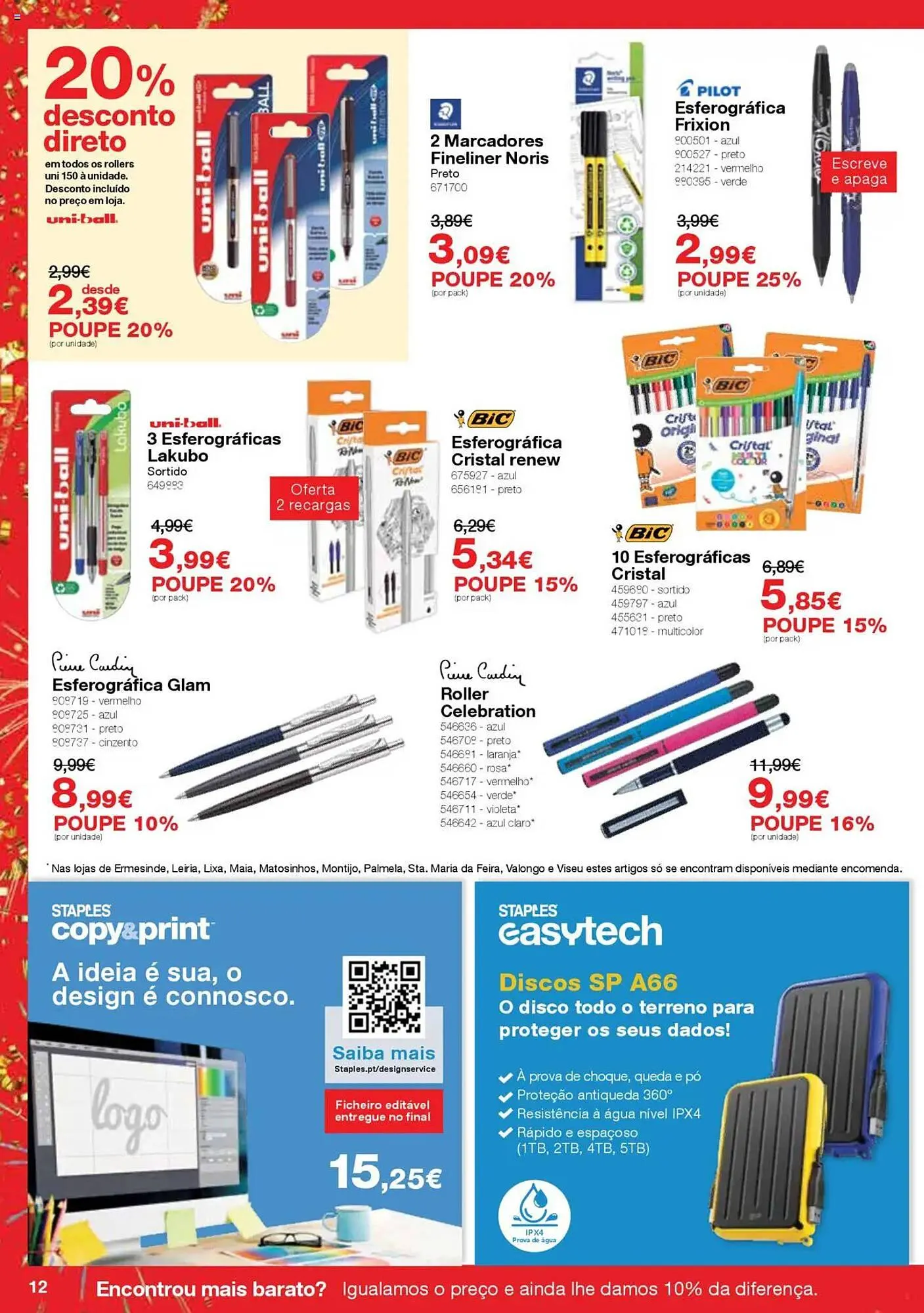Folheto Folheto Staples de 7 de março até 27 de março 2025 - Pagina 12