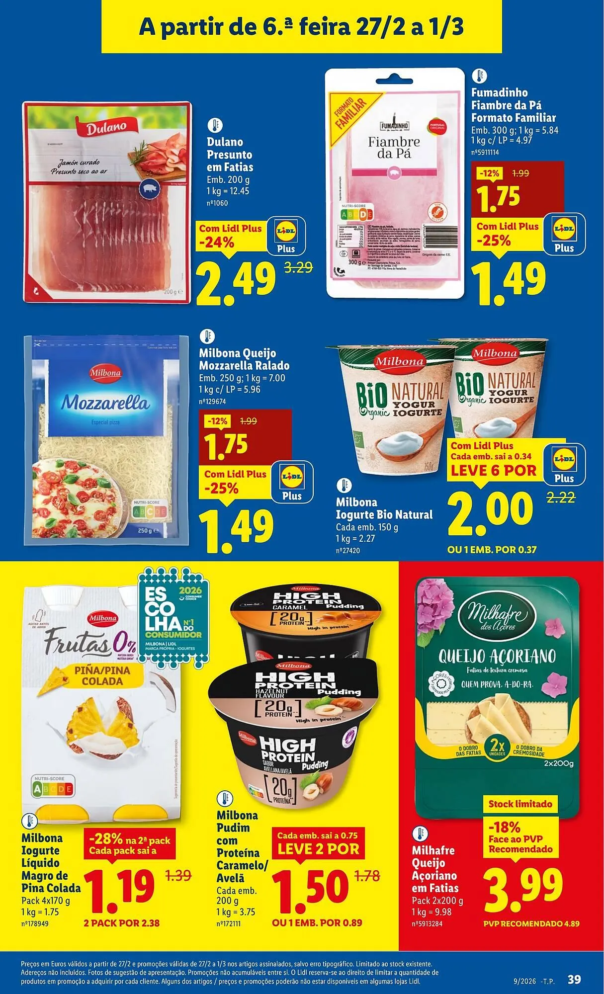 Folheto Folheto Lidl de 23 de fevereiro até 1 de março 2026 - Pagina 39