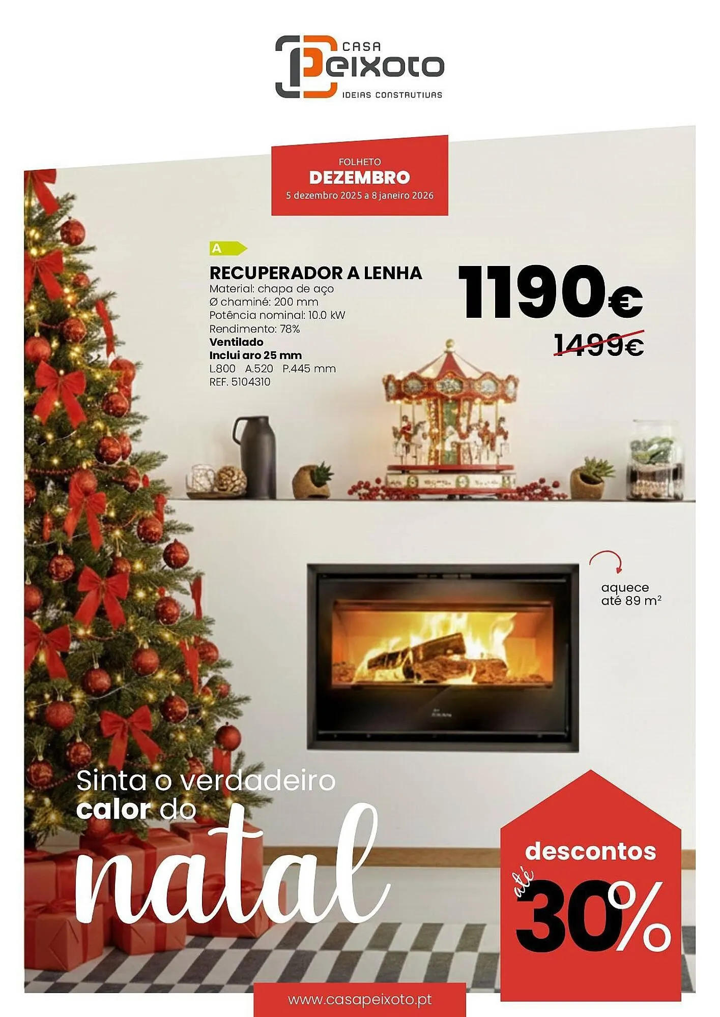 Folheto Folheto Casa Peixoto de 5 de dezembro até 8 de janeiro 2026 - Pagina 1