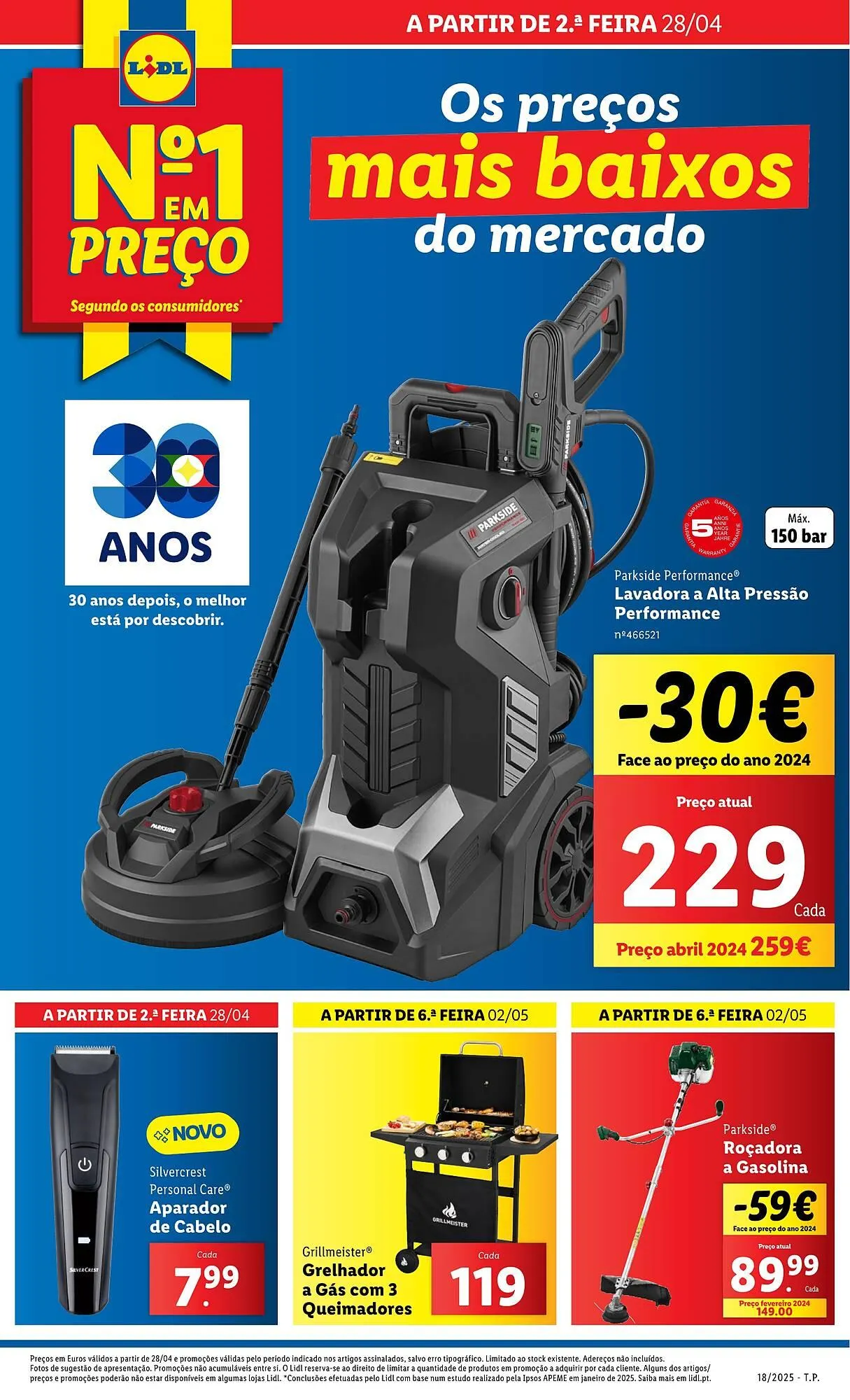 Folheto Folheto Lidl de 28 de abril até 4 de maio 2025 - Pagina 1