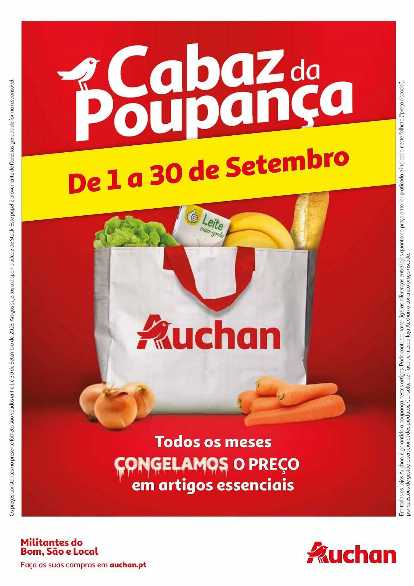 Folheto Folheto Auchan de 1 de setembro até 30 de setembro 2023 - Pagina 1