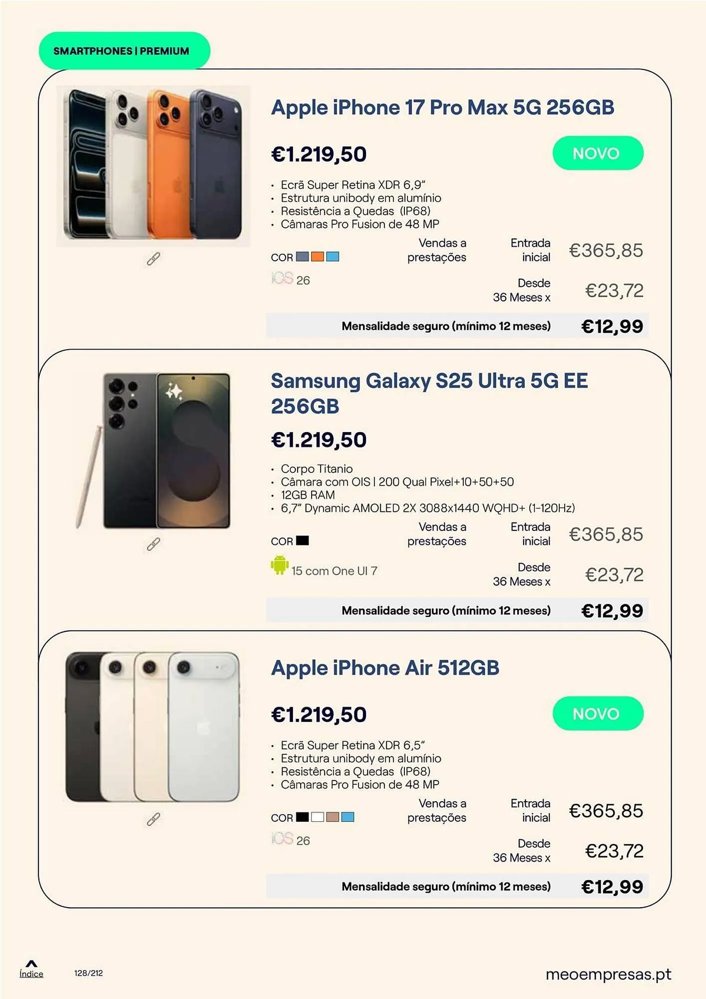 Folheto Catálogo MEO de 20 de outubro até 31 de dezembro 2025 - Pagina 128