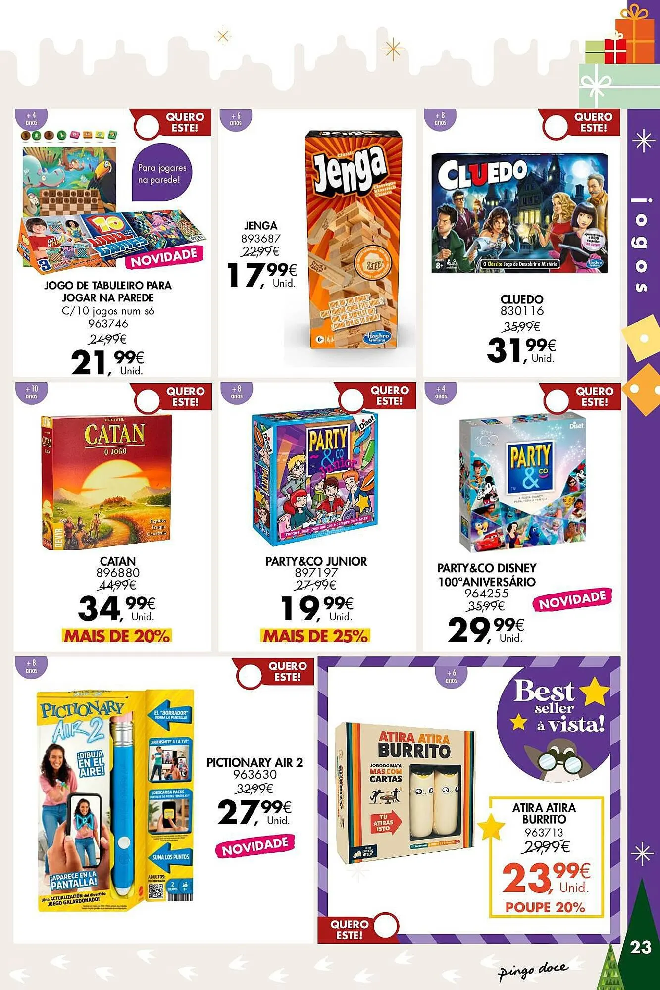 Folheto Folheto Pingo Doce de 14 de novembro até 24 de dezembro 2023 - Pagina 23