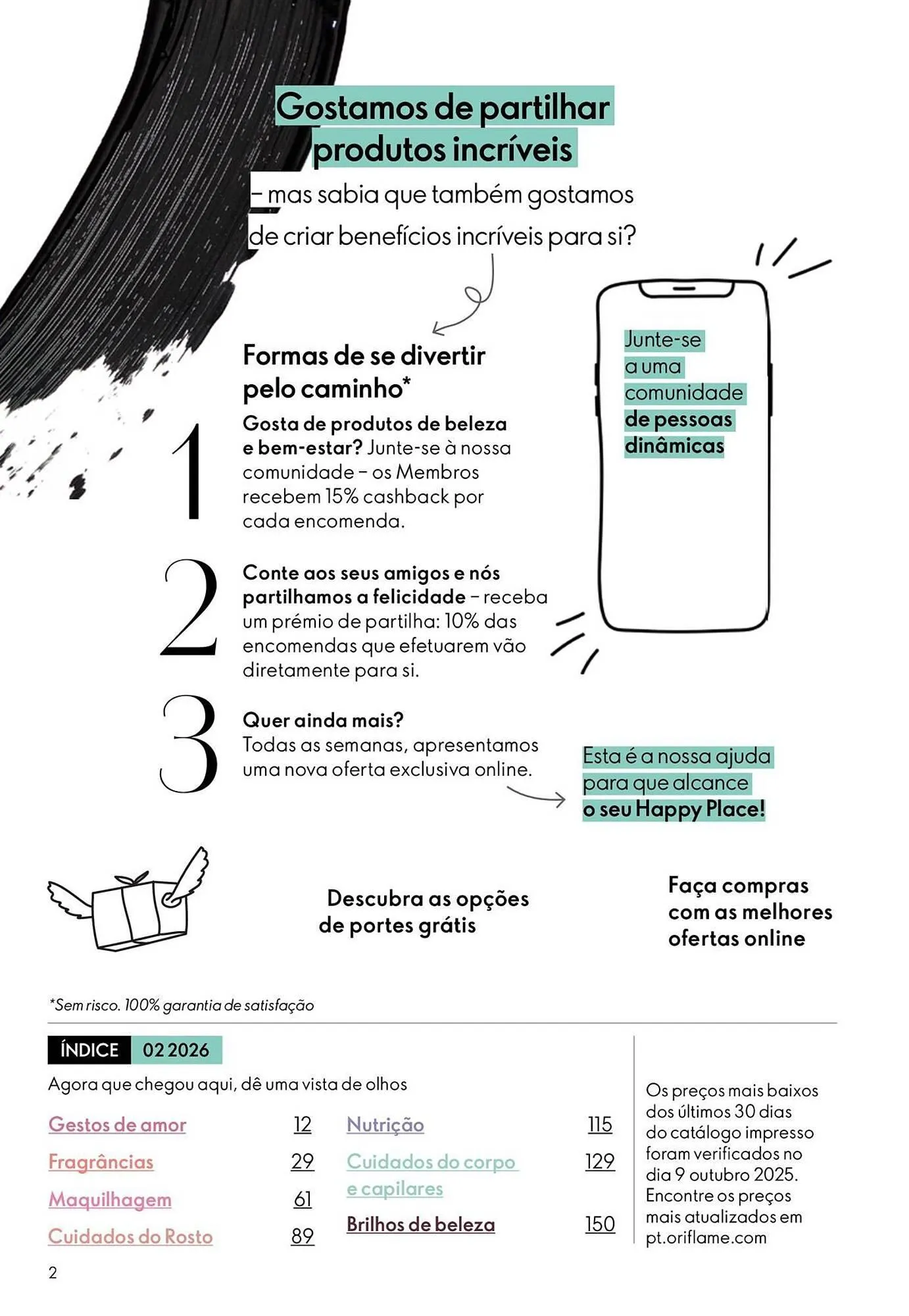 Folheto Catálogo Oriflame de 21 de janeiro até 10 de fevereiro 2026 - Pagina 2