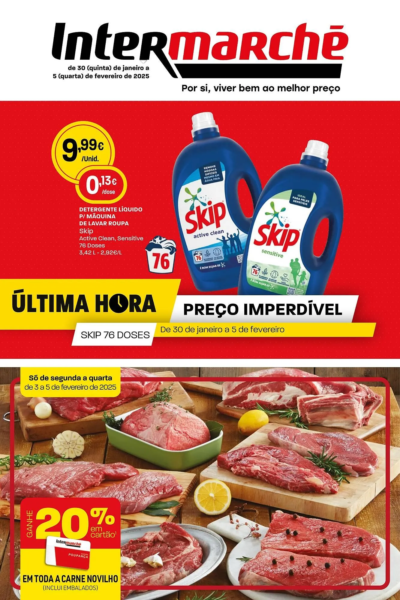 Folheto Folheto Intermarché de 30 de janeiro até 5 de fevereiro 2025 - Pagina 1