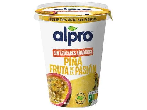 yofu alpro ananás maracujá sem açucar 400g