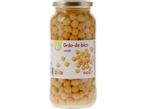 grão de bico polegar frasco 540 (400) g