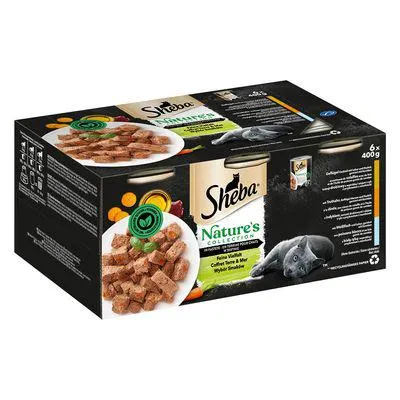 Sheba Nature's Collection 6 x 400 g - Pack misto