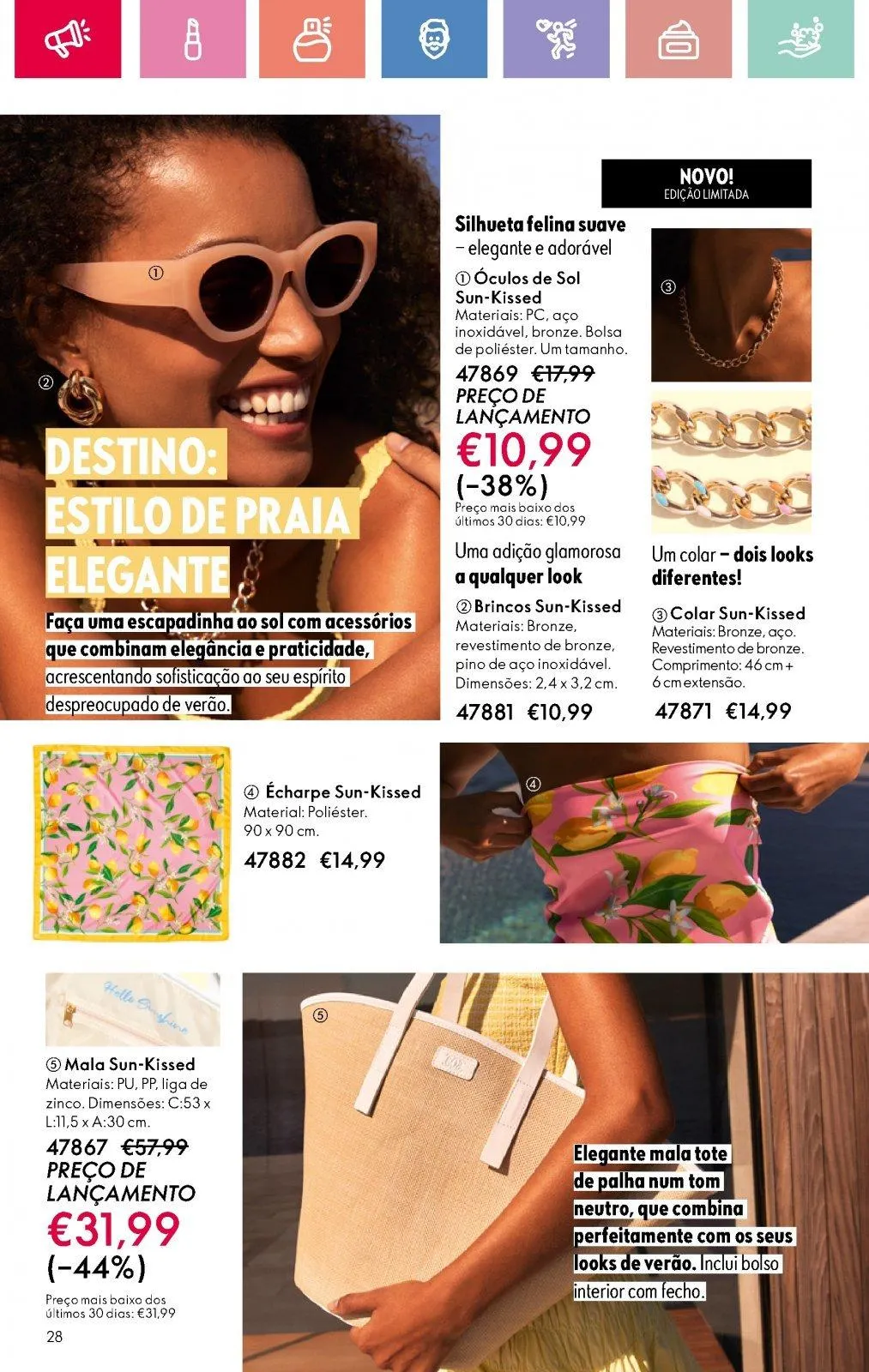 Folheto Folheto de Oriflame até 05.07.2025 de 18 de junho até 5 de julho 2025 - Pagina 28