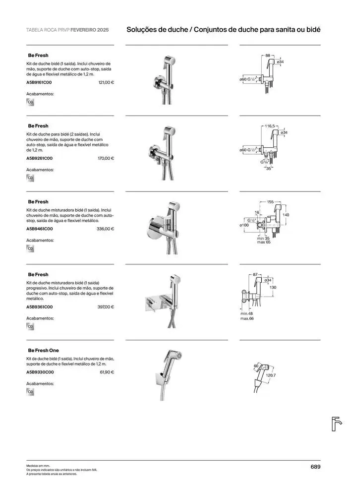 Folheto Soluções de Banho  de 6 de janeiro até 31 de dezembro 2025 - Pagina 691