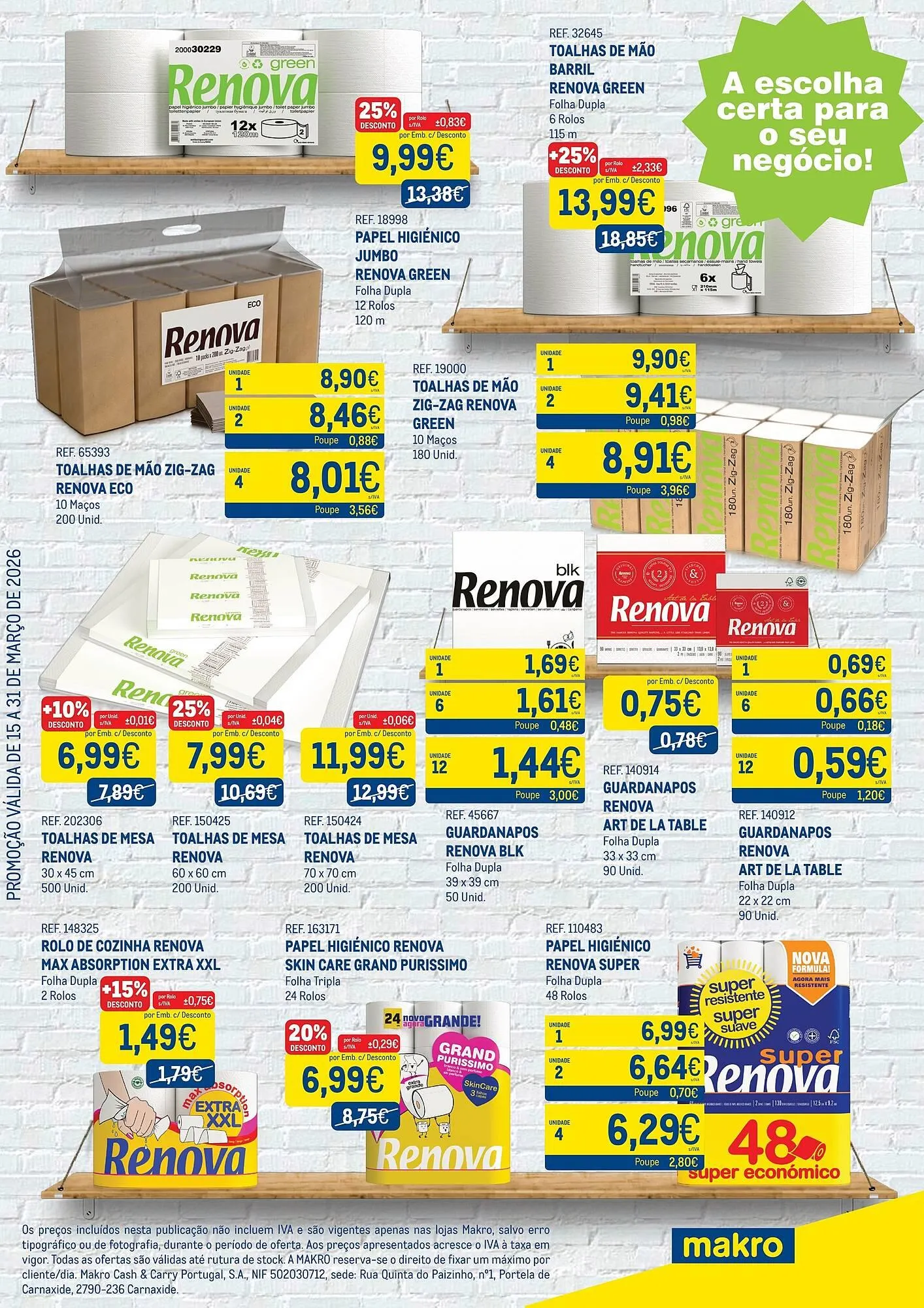 Folheto Catálogo Makro de 16 de março até 22 de março 2026 - Pagina 1