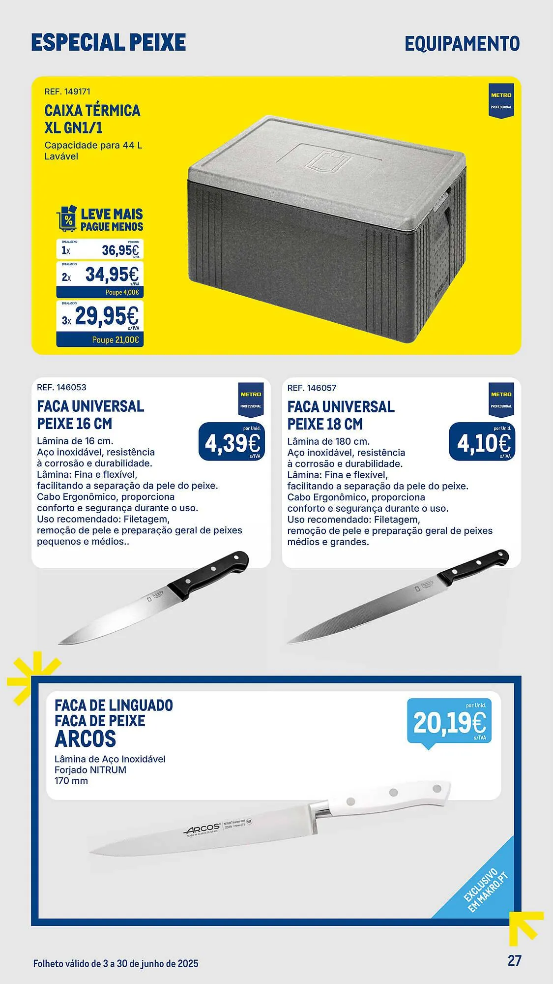 Folheto Folheto Makro de 3 de junho até 30 de junho 2025 - Pagina 27