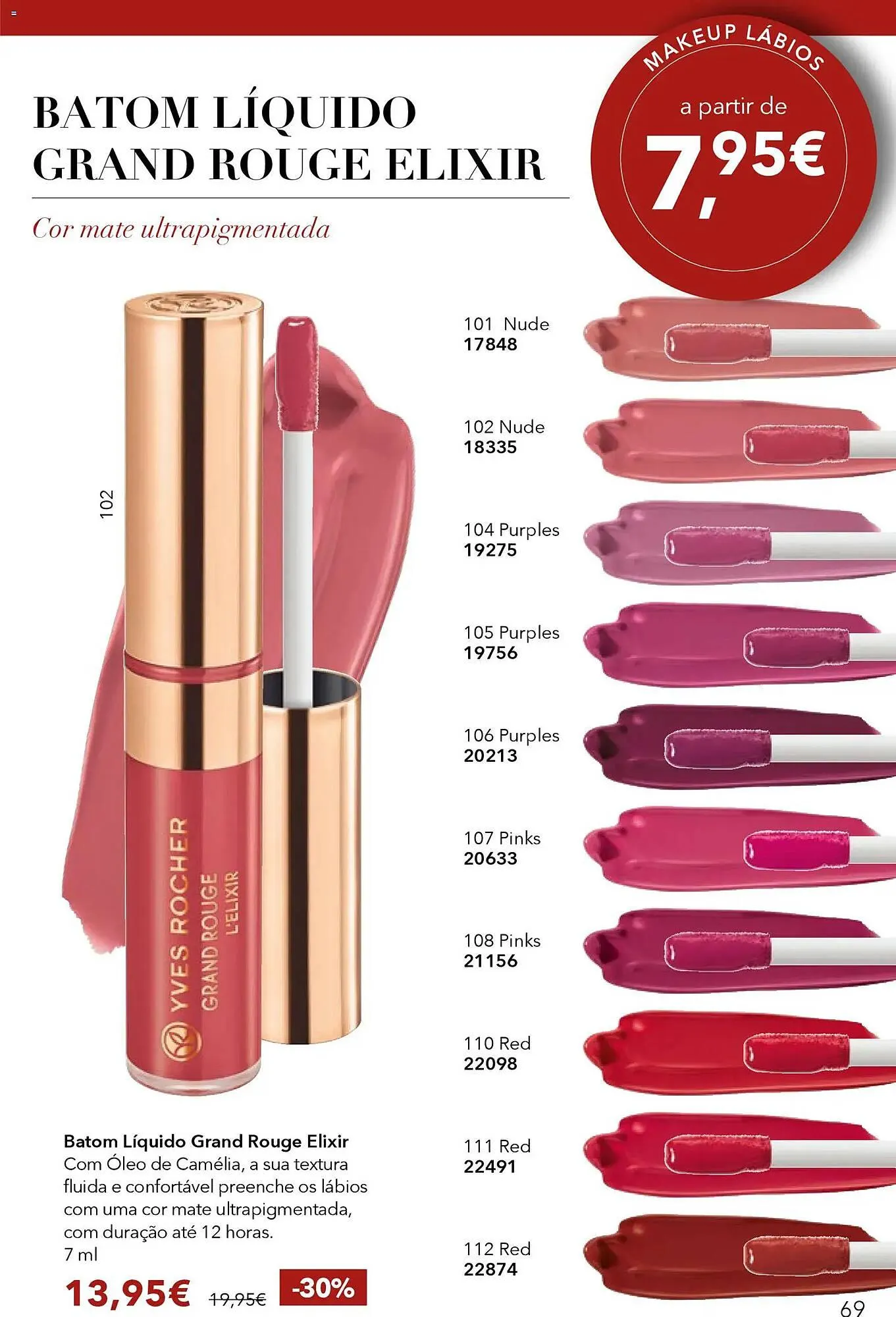 Folheto Catálogo Yves Rocher de 31 de março até 17 de abril 2026 - Pagina 69