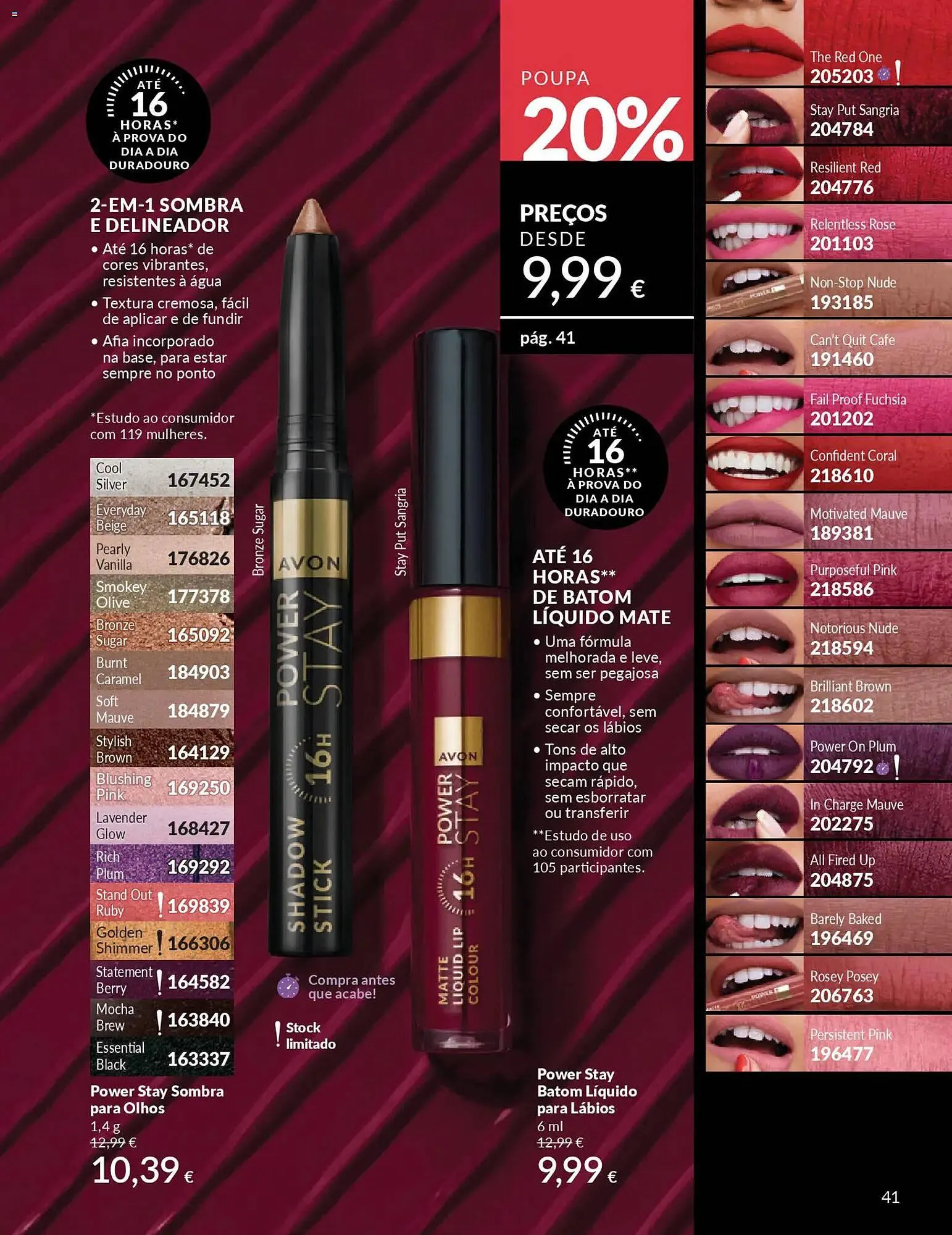 Folheto Catálogo Avon de 1 de abril até 1 de maio 2026 - Pagina 41