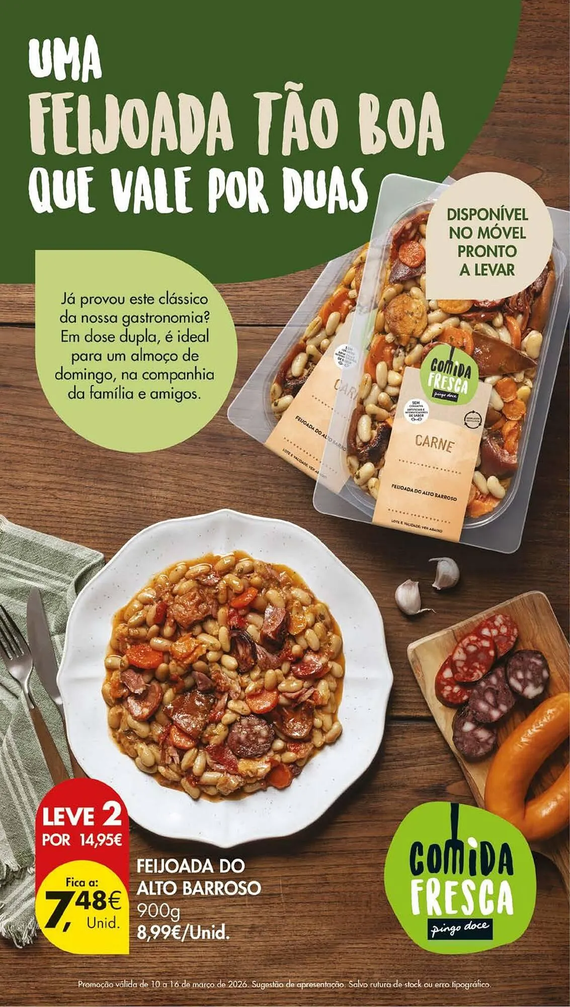 Folheto Folheto Pingo Doce de 10 de março até 16 de março 2026 - Pagina 12