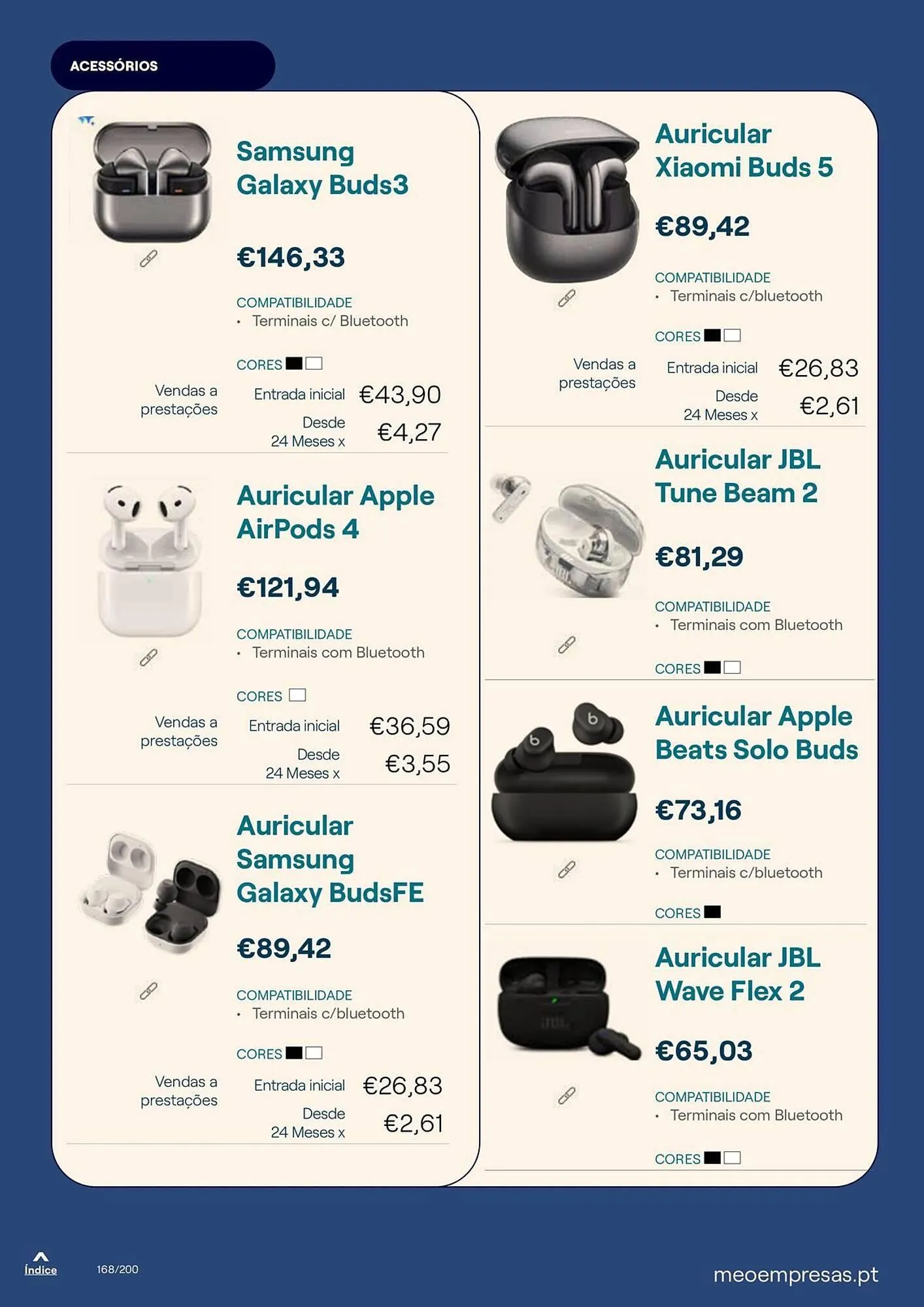 Folheto Catálogo MEO de 25 de setembro até 30 de setembro 2025 - Pagina 168