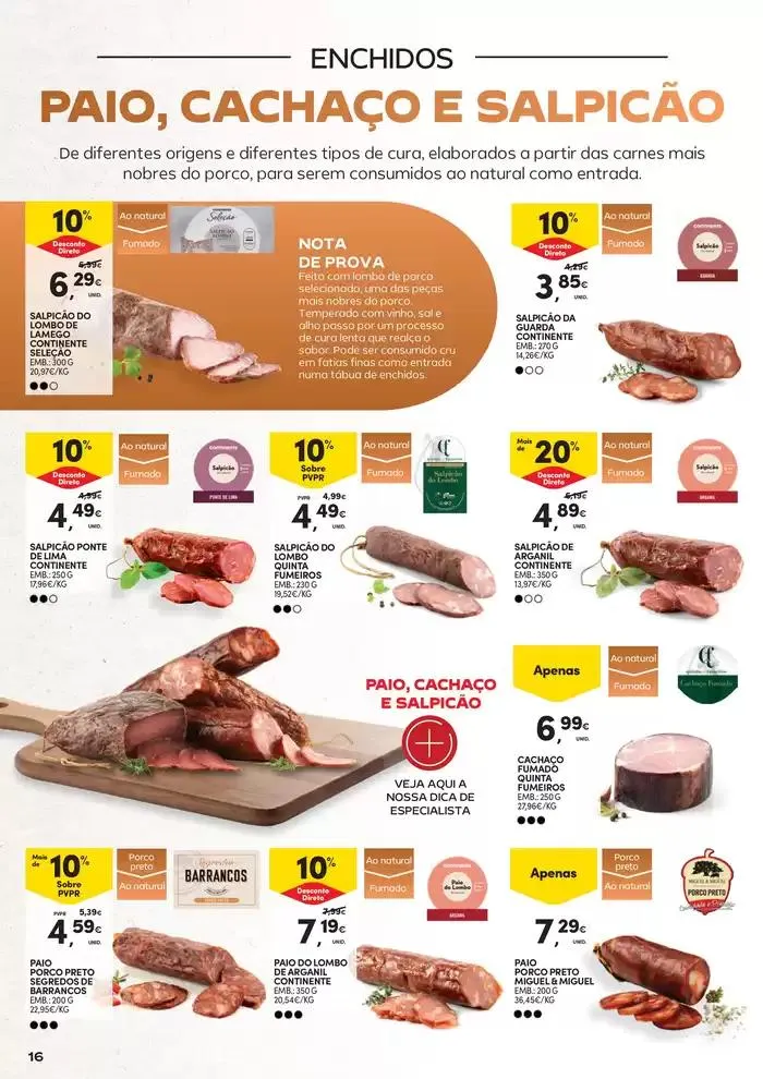Folheto Queijos, Enchidos e Vinhos de 21 de janeiro até 9 de fevereiro 2025 - Pagina 16