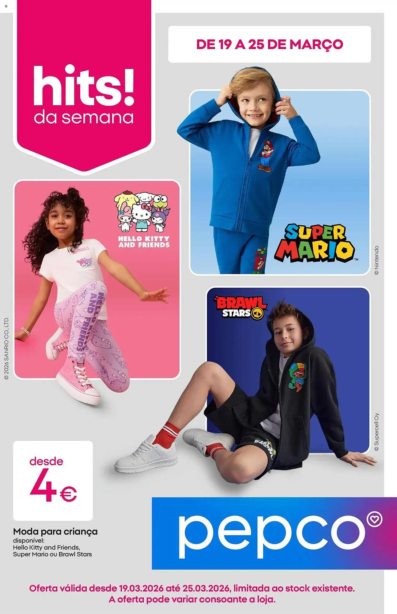 Folheto Catálogo Pepco de 19 de março até 26 de março 2026 - Pagina 1