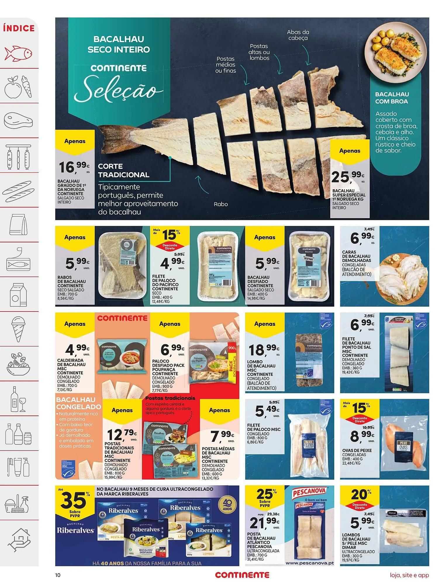 Folheto Folheto Continente de 3 de março até 9 de março 2026 - Pagina 10